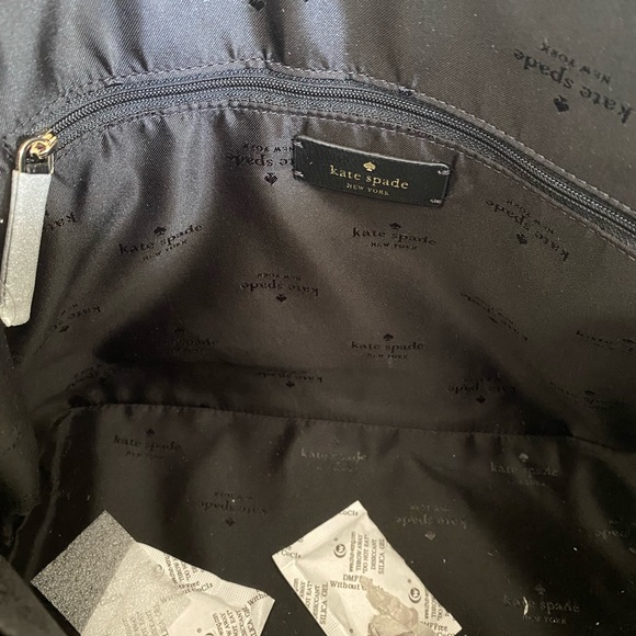 Kate Spade ♠️ Designer Black Pebbled Leather Patterson Drive Satchel Purse Bag - Picture 7 of 8